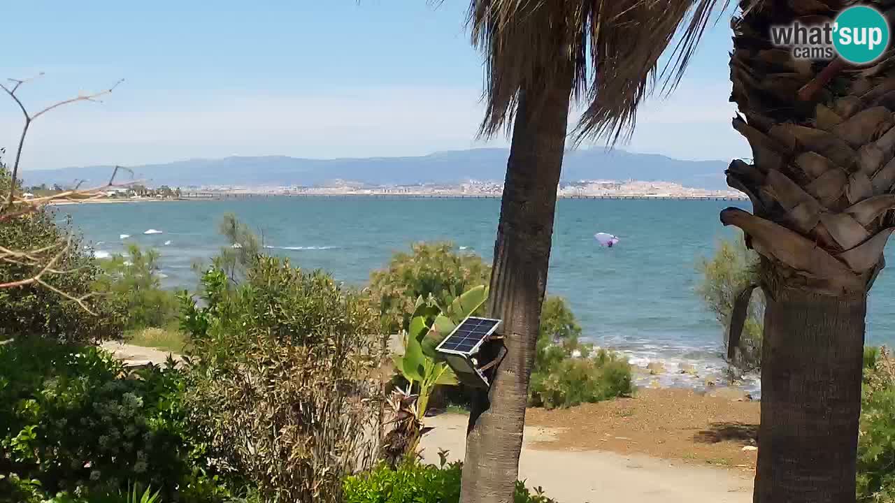Webcam en vivo Capoterra – Playa La Maddalena – Cerdeña – Italia