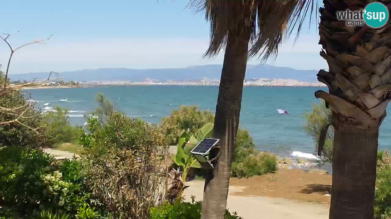 Webcam en vivo Capoterra – Playa La Maddalena – Cerdeña – Italia