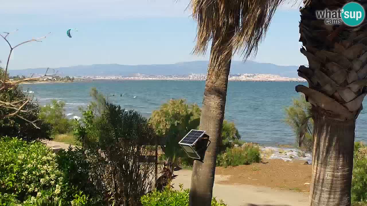 Live webcam Capoterra – La Maddalena beach – Sardinia – Italy