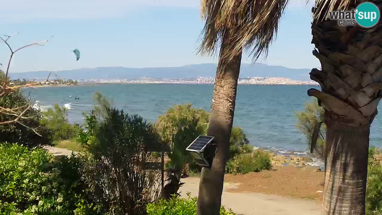 Live webcam Capoterra – La Maddalena beach – Sardinia – Italy