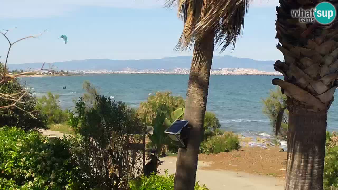 Live webcam Capoterra – Spiaggia della Maddalena – Sardegna – Italia
