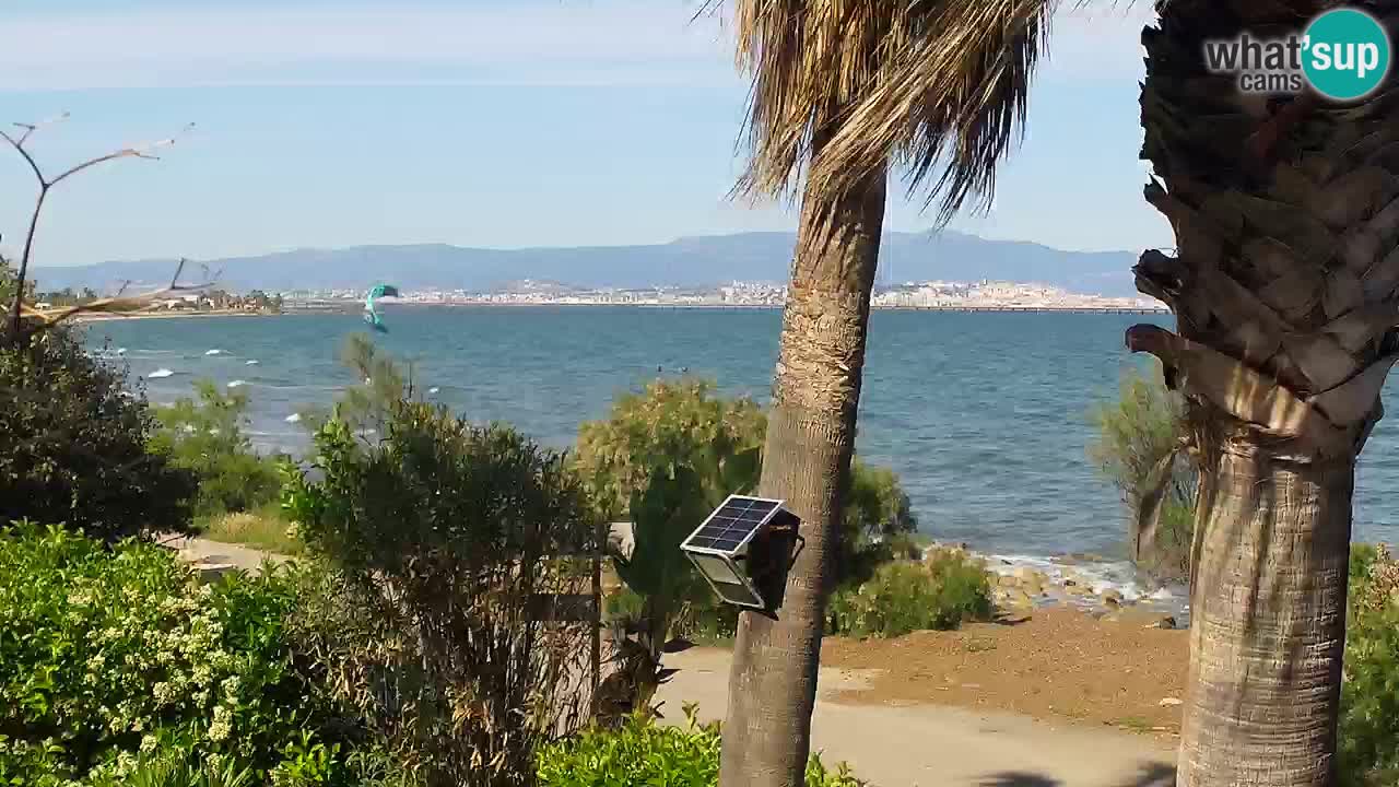 Live webcam Capoterra – Spiaggia della Maddalena – Sardegna – Italia
