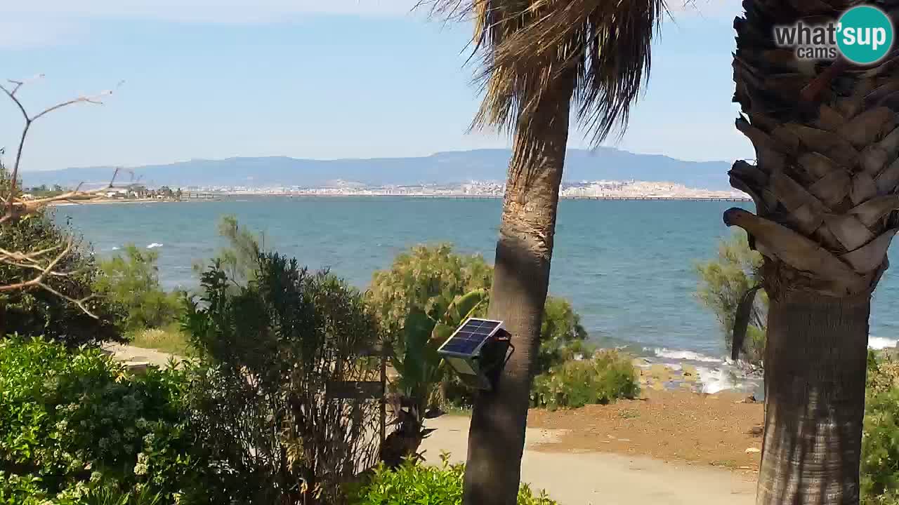 Live webcam Capoterra – La Maddalena beach – Sardinia – Italy