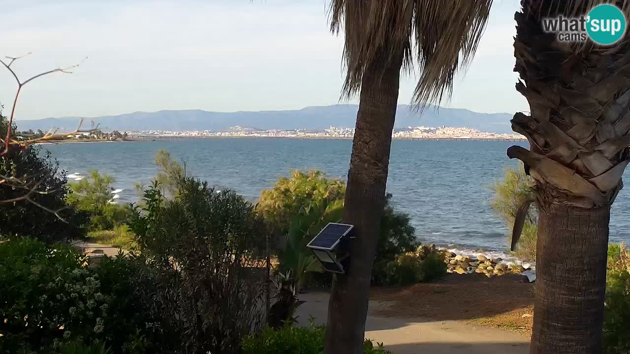 Live Webcam Capoterra – La Maddalena Strand – Sardinien – Italien