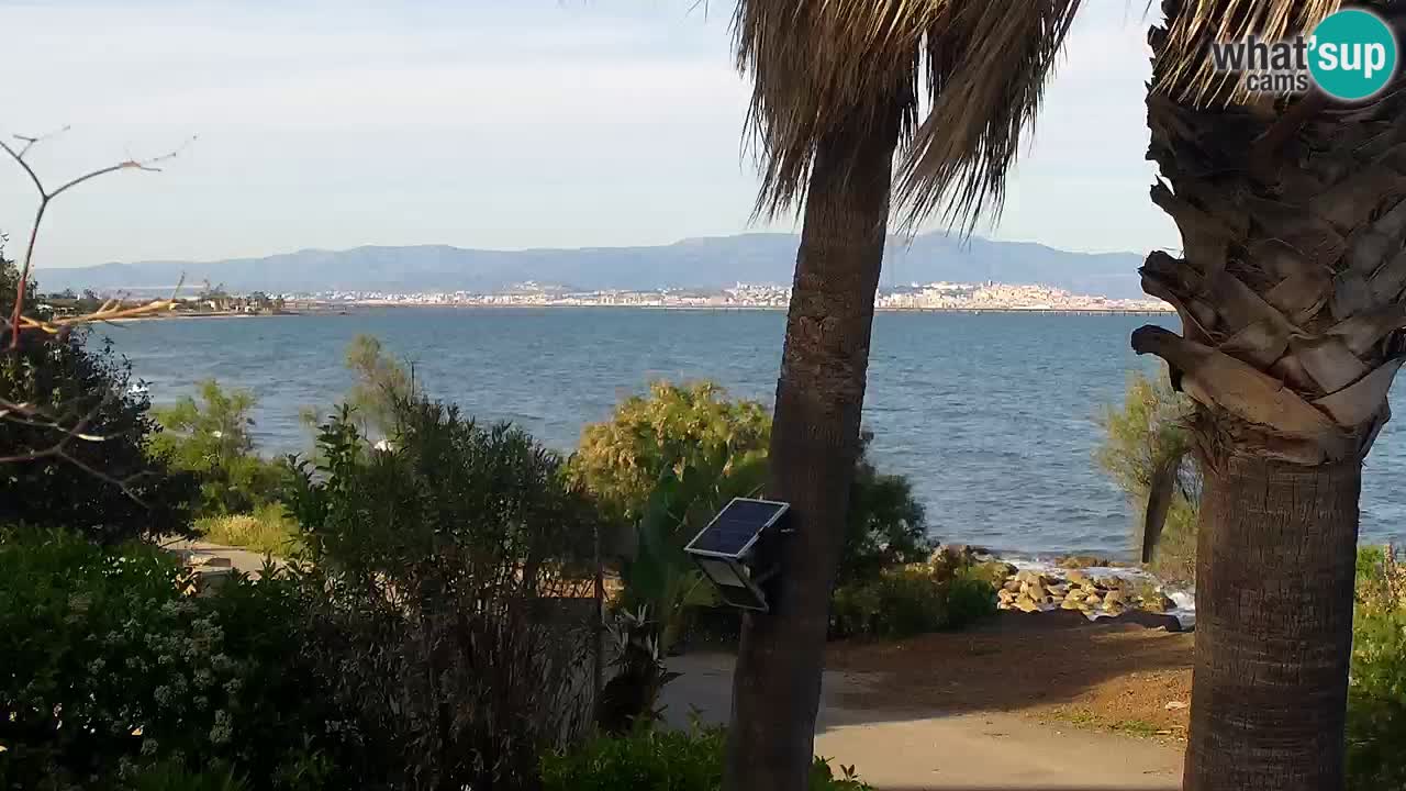 Live Webcam Capoterra – La Maddalena Strand – Sardinien – Italien