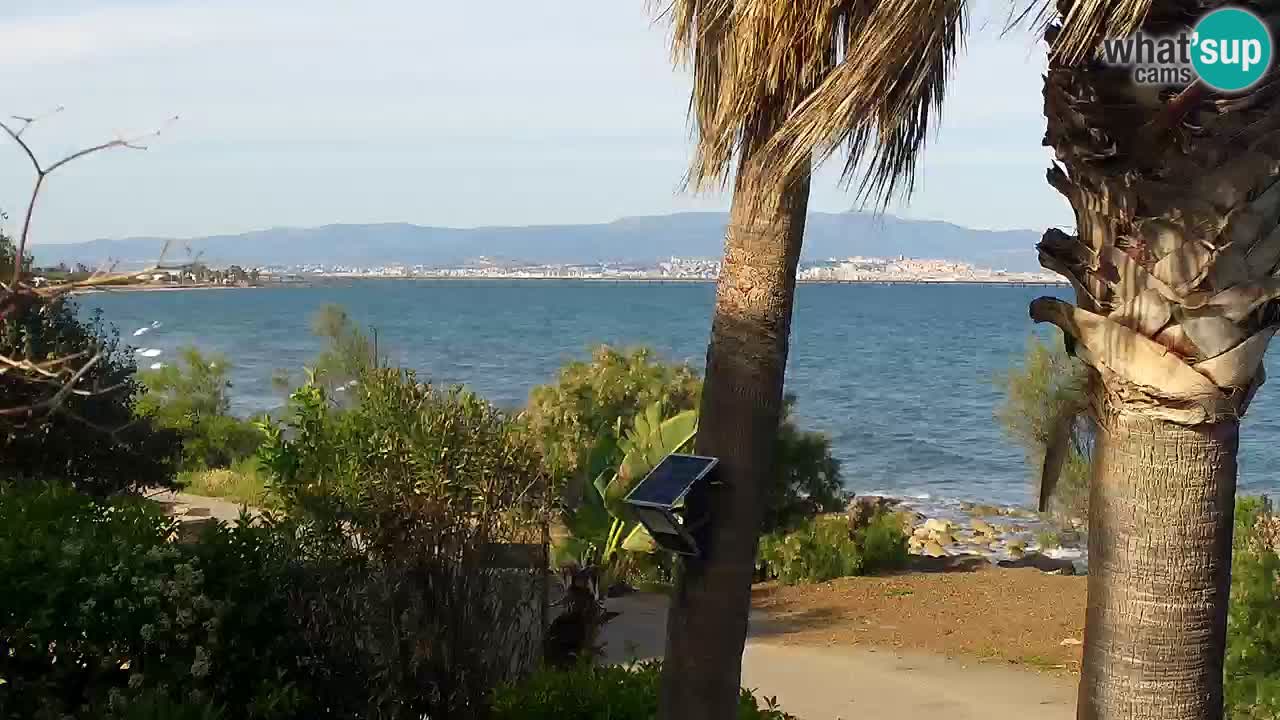 Live webcam Capoterra – La Maddalena beach – Sardinia – Italy