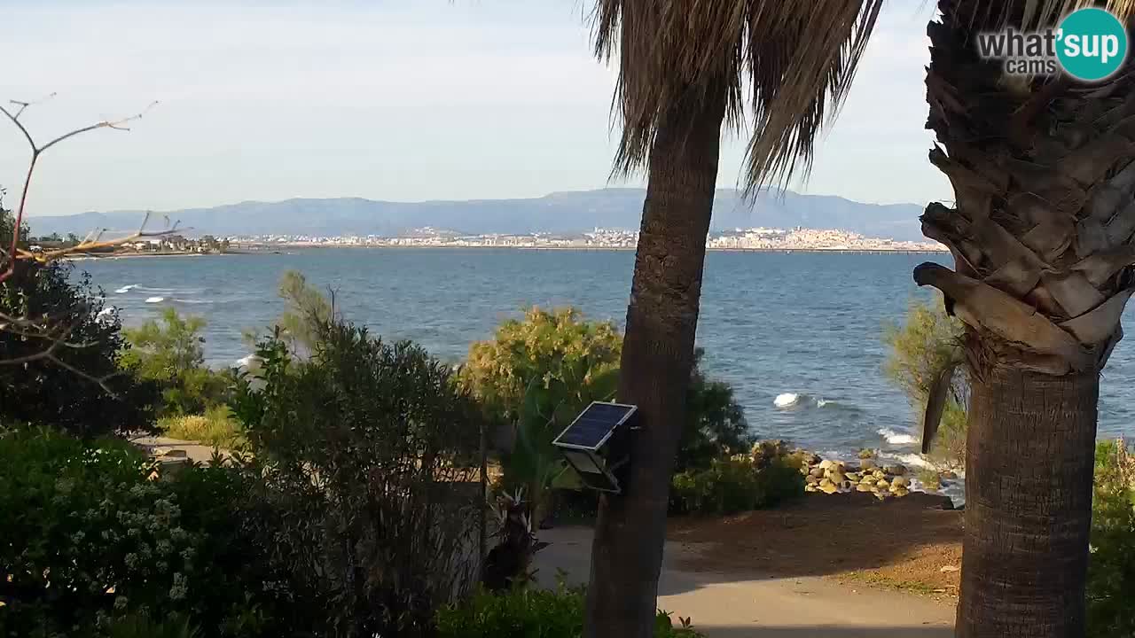 Live Webcam Capoterra – La Maddalena Strand – Sardinien – Italien