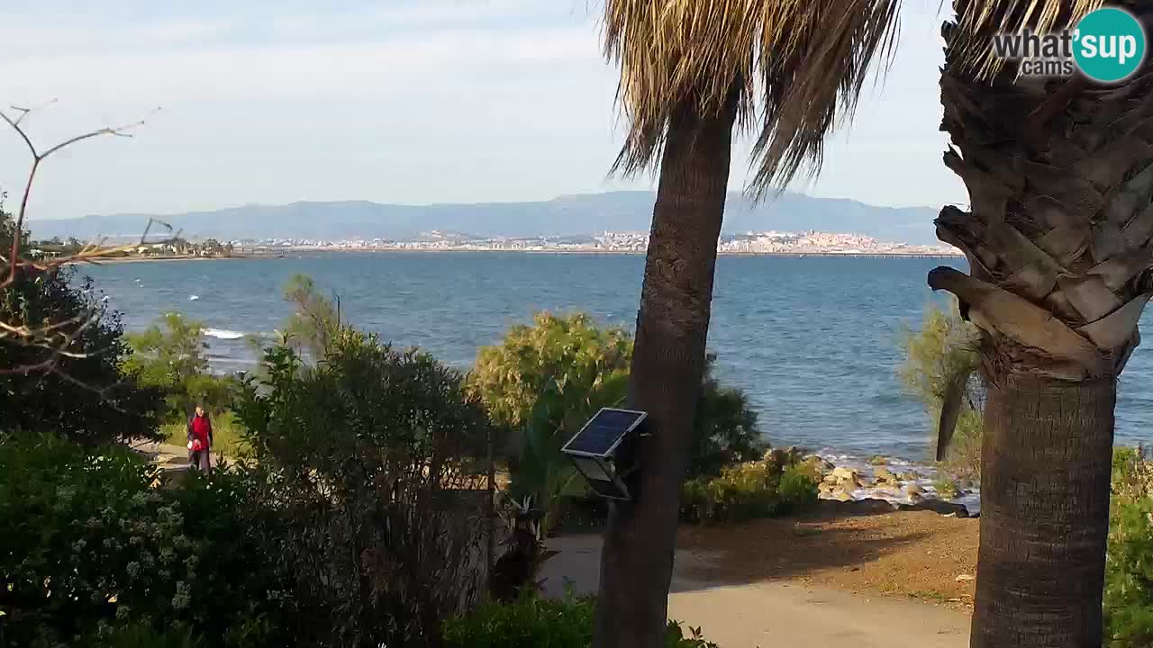 Live webcam Capoterra – La Maddalena beach – Sardinia – Italy