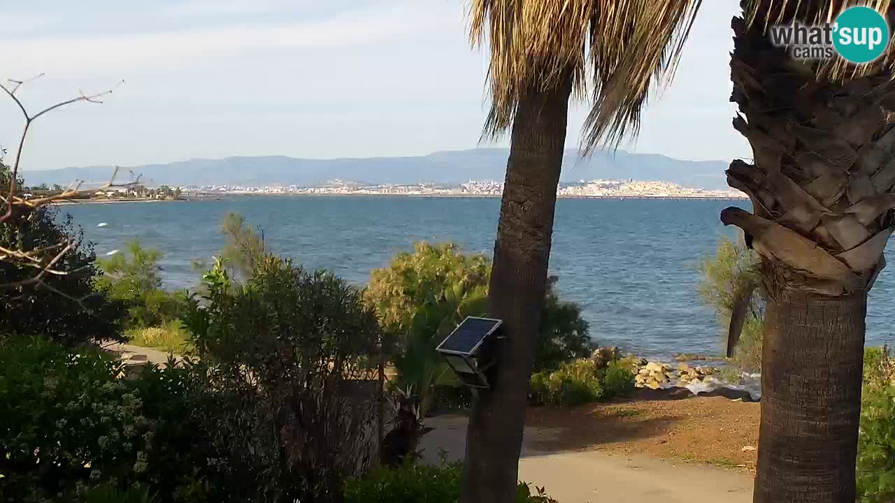 Live webcam Capoterra – La Maddalena beach – Sardinia – Italy