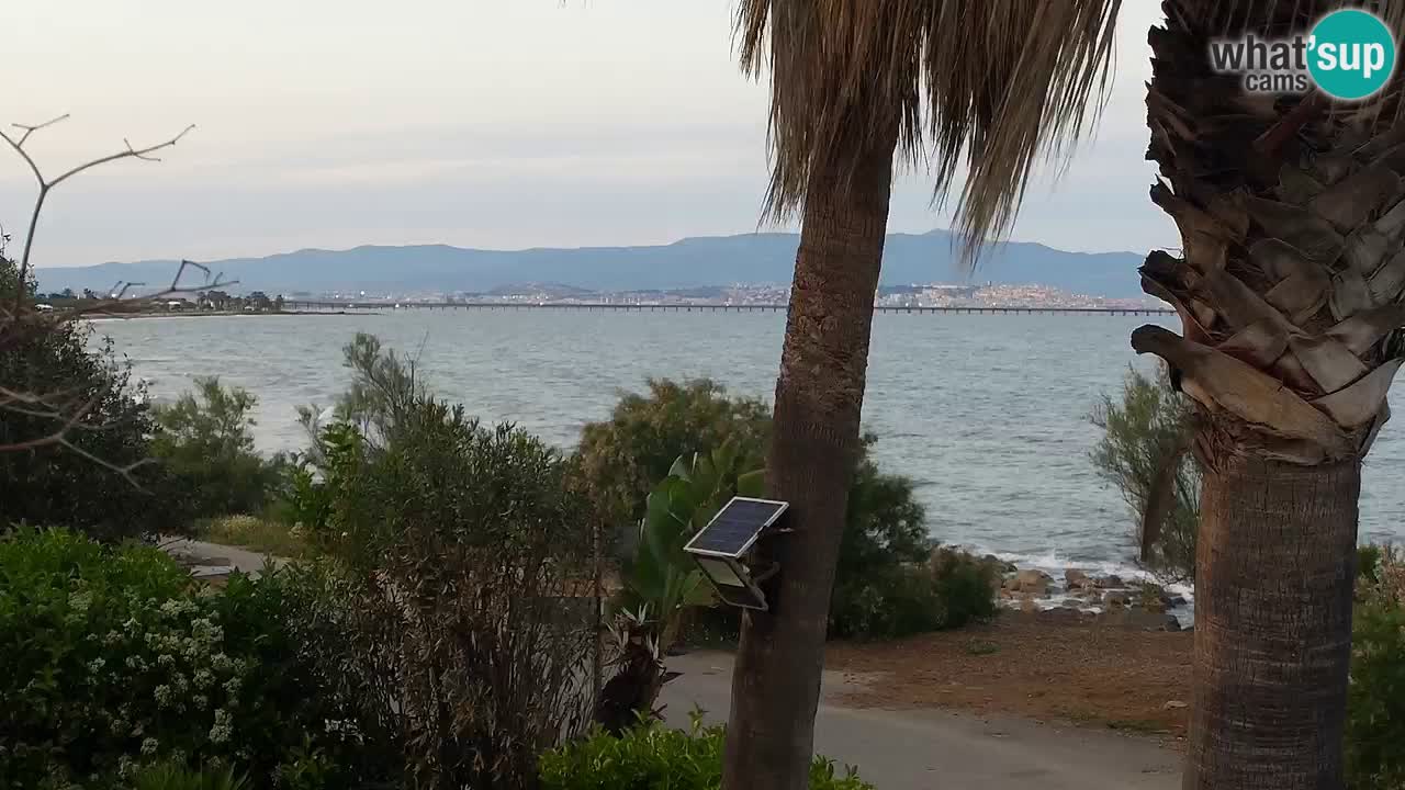 Live webcam Capoterra – La Maddalena beach – Sardinia – Italy