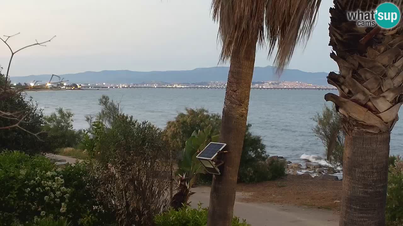 Live webcam Capoterra – Spiaggia della Maddalena – Sardegna – Italia