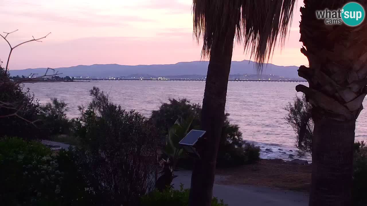 Webcam en vivo Capoterra – Playa La Maddalena – Cerdeña – Italia