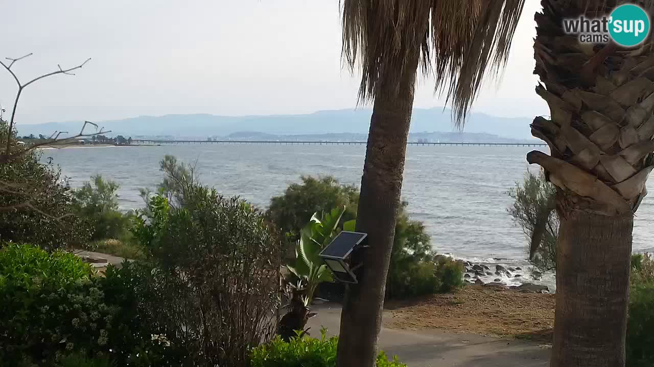 Live Webcam Capoterra – La Maddalena Strand – Sardinien – Italien