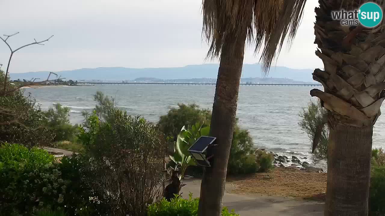 Live webcam Capoterra – Spiaggia della Maddalena – Sardegna – Italia