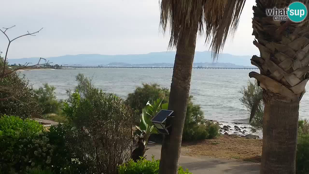 Web kamera uživo Capoterra – plaža La Maddalena – Sardinija – Italija
