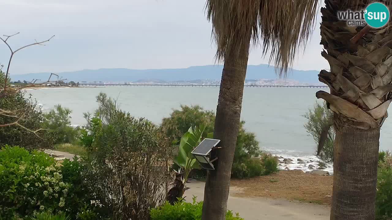 Live Webcam Capoterra – La Maddalena Strand – Sardinien – Italien