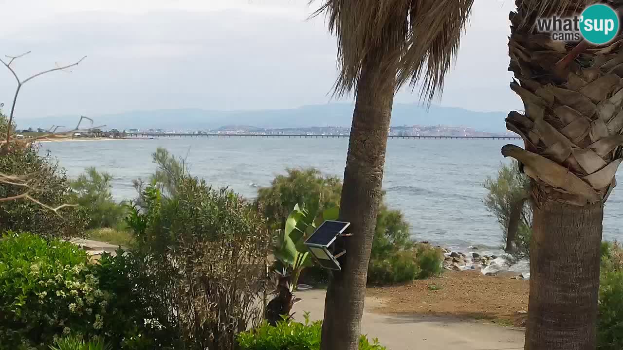Live Webcam Capoterra – La Maddalena Strand – Sardinien – Italien