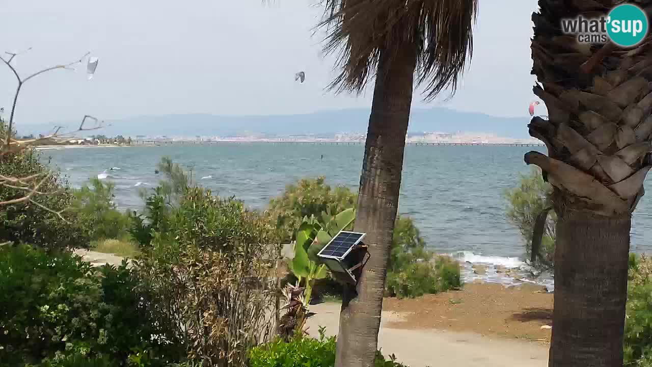 Live webcam Capoterra – La Maddalena beach – Sardinia – Italy