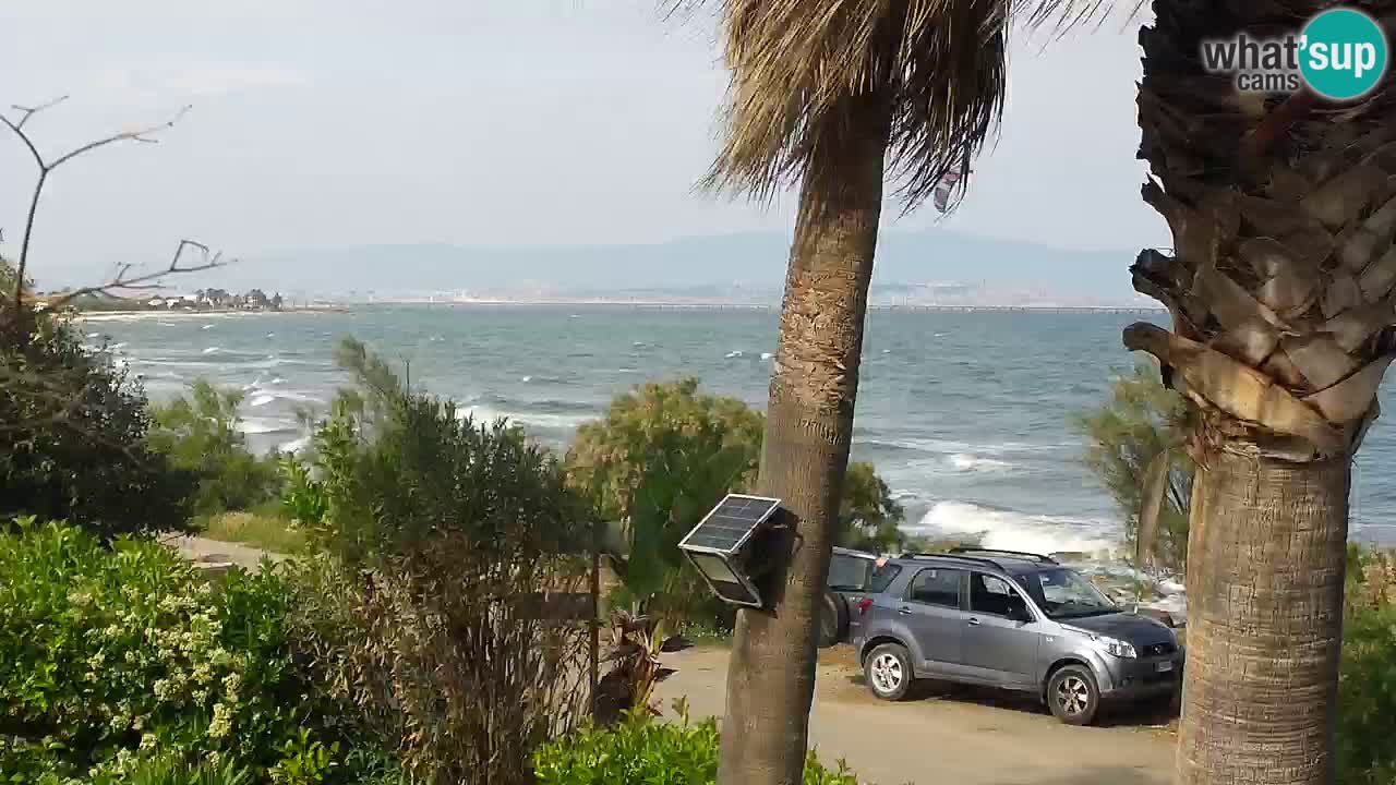 Webcam en vivo Capoterra – Playa La Maddalena – Cerdeña – Italia