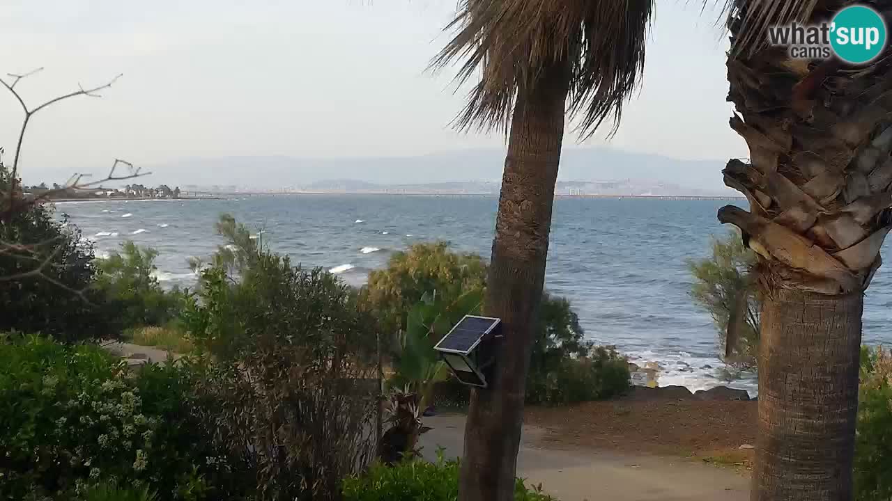 Web kamera uživo Capoterra – plaža La Maddalena – Sardinija – Italija