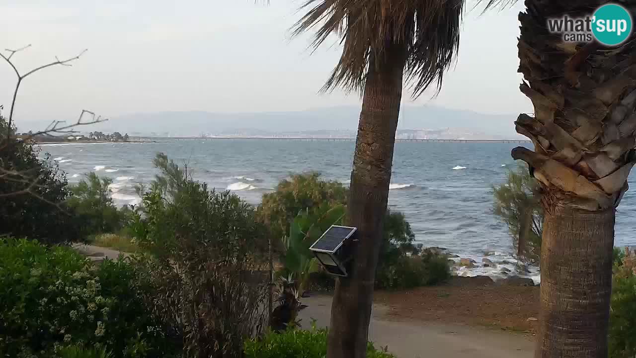 Live webcam Capoterra – La Maddalena beach – Sardinia – Italy