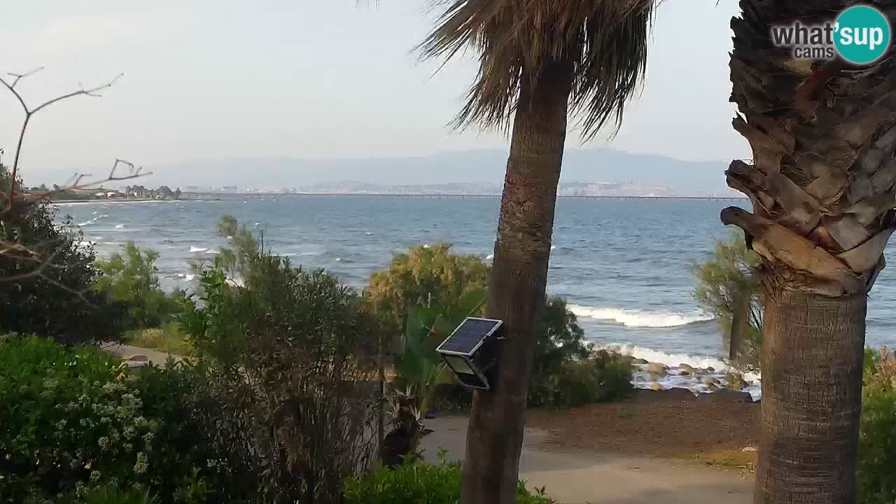 Live webcam Capoterra – La Maddalena beach – Sardinia – Italy