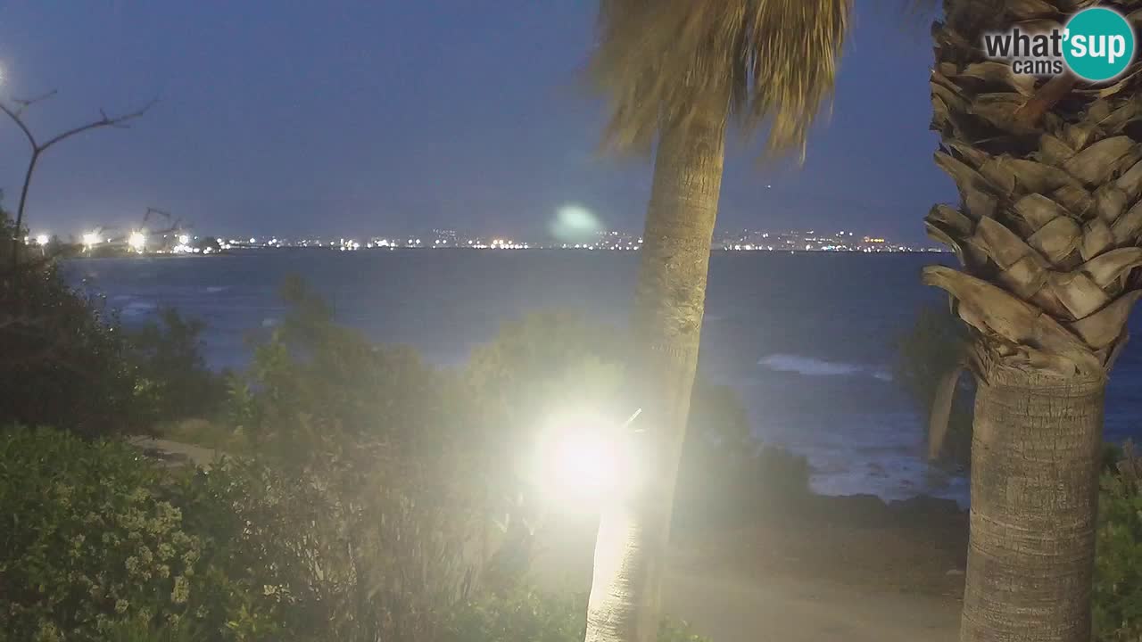 Live webcam Capoterra – La Maddalena beach – Sardinia – Italy