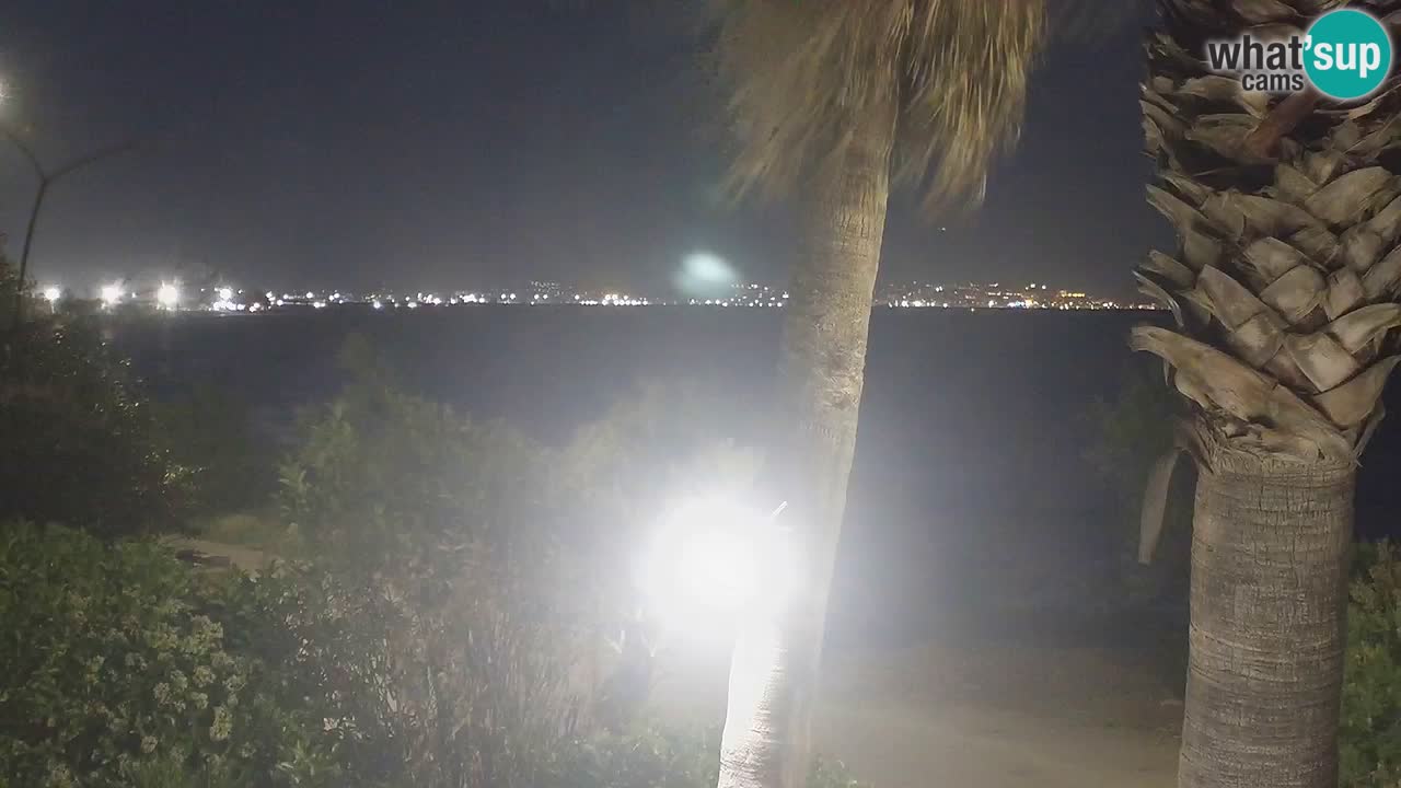 Webcam en direct Capoterra – Plage de La Maddalena – Sardaigne – Italie