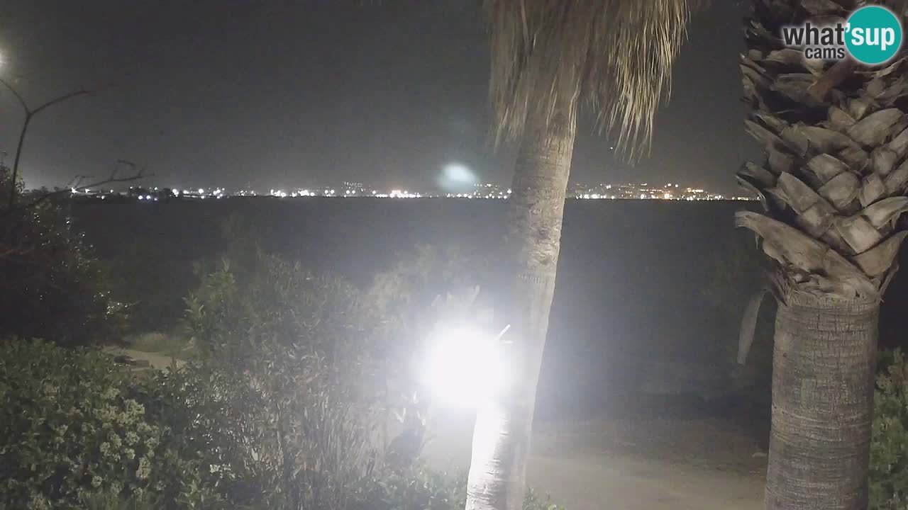 Webcam en direct Capoterra – Plage de La Maddalena – Sardaigne – Italie