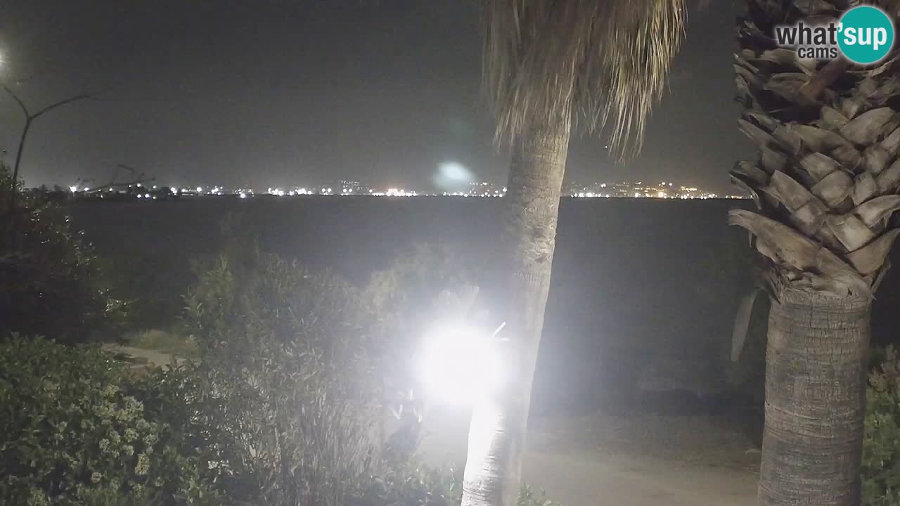 Live webcam Capoterra – La Maddalena beach – Sardinia – Italy