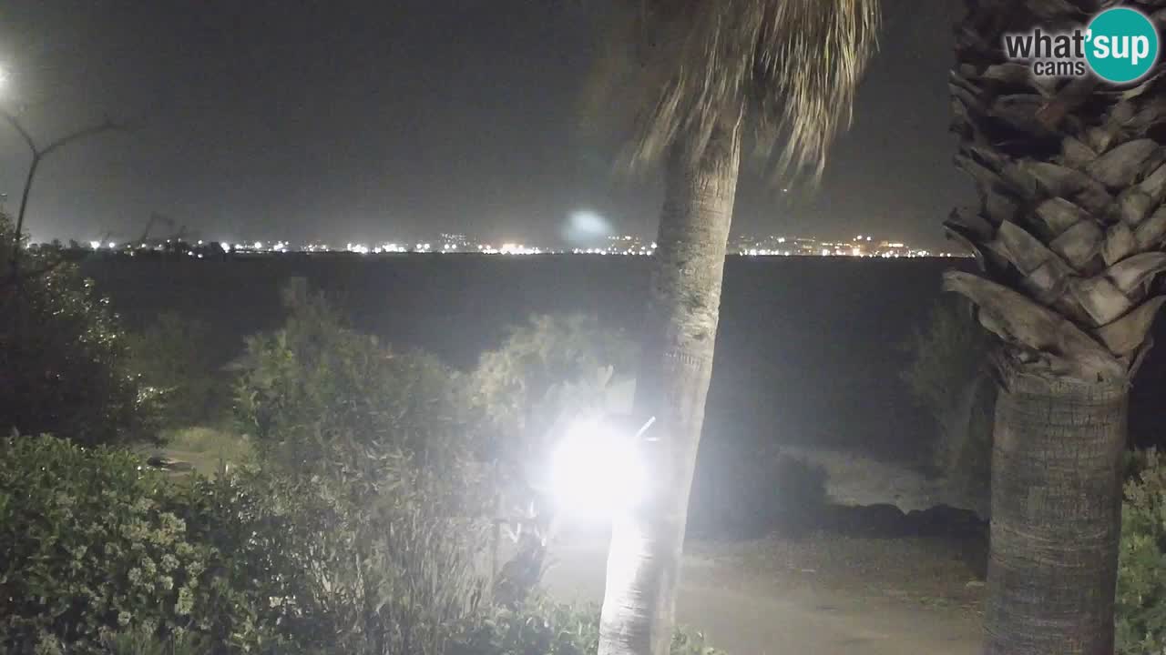 Live webcam Capoterra – La Maddalena beach – Sardinia – Italy