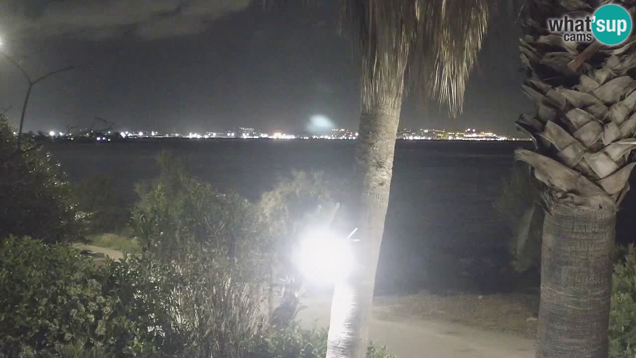 Webcam en vivo Capoterra – Playa La Maddalena – Cerdeña – Italia