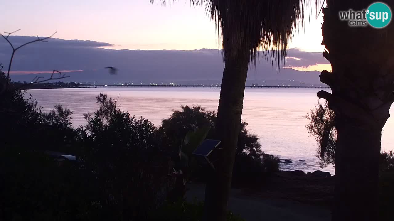 Live webcam Capoterra – Spiaggia della Maddalena – Sardegna – Italia