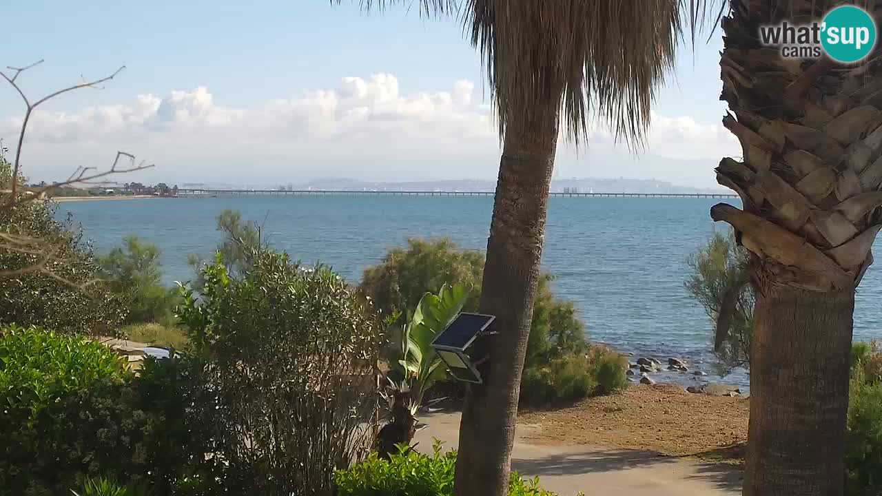 Live webcam Capoterra – La Maddalena beach – Sardinia – Italy