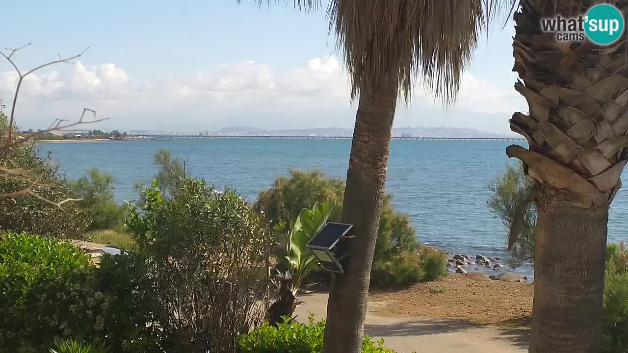Live Webcam Capoterra – La Maddalena Strand – Sardinien – Italien