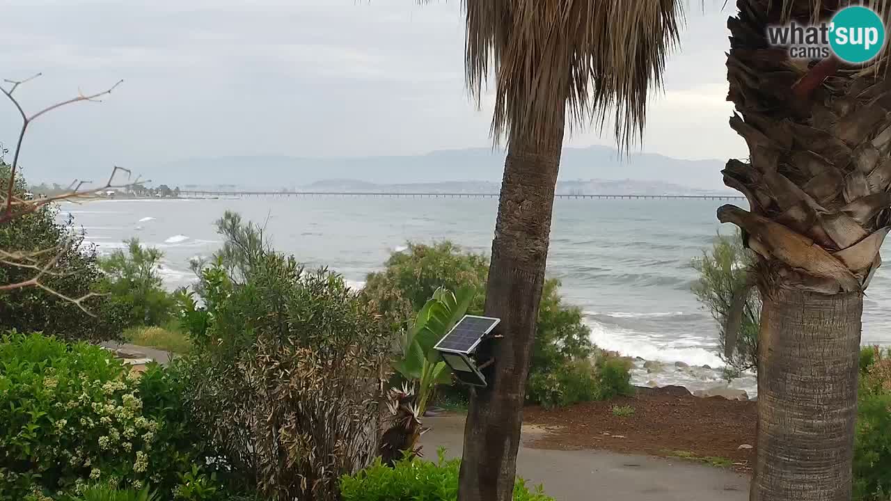 Live webcam Capoterra – La Maddalena beach – Sardinia – Italy