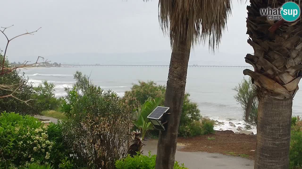 Live Webcam Capoterra – La Maddalena Strand – Sardinien – Italien