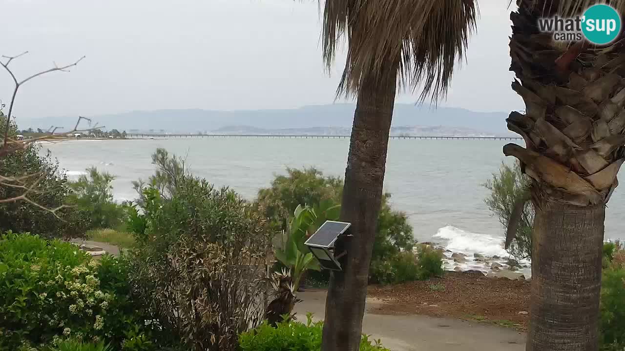 Live Webcam Capoterra – La Maddalena Strand – Sardinien – Italien