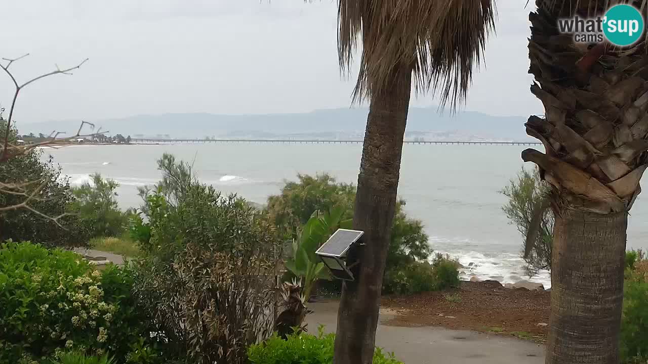 Live webcam Capoterra – La Maddalena beach – Sardinia – Italy