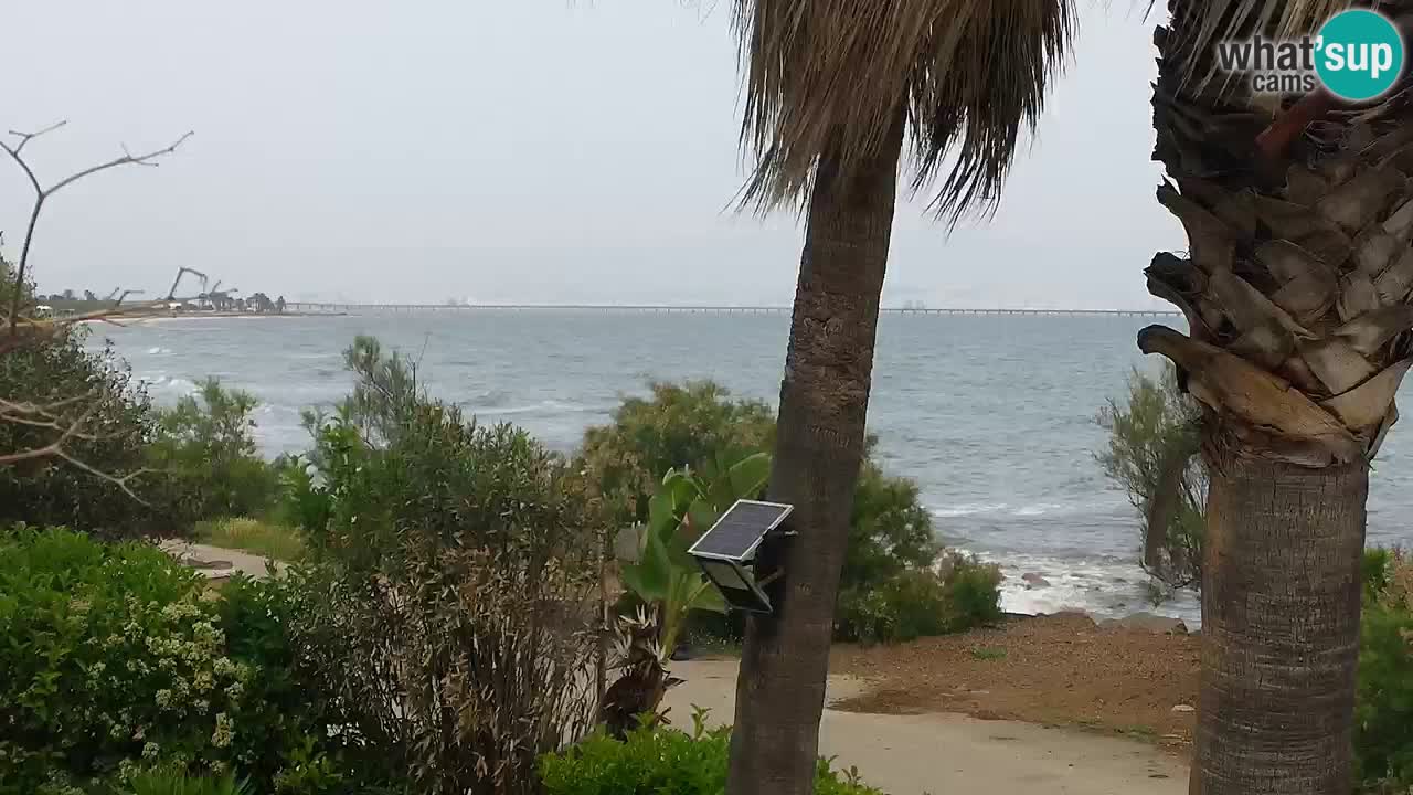 Webcam en vivo Capoterra – Playa La Maddalena – Cerdeña – Italia