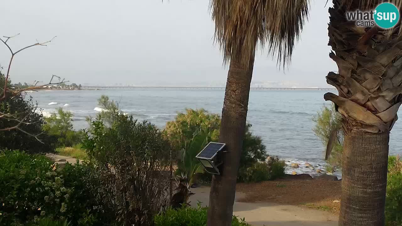 Webcam en vivo Capoterra – Playa La Maddalena – Cerdeña – Italia