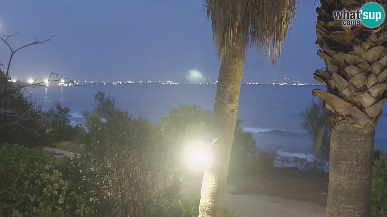 Webcam en vivo Capoterra – Playa La Maddalena – Cerdeña – Italia