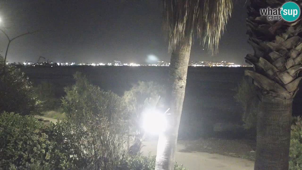 Webcam en vivo Capoterra – Playa La Maddalena – Cerdeña – Italia