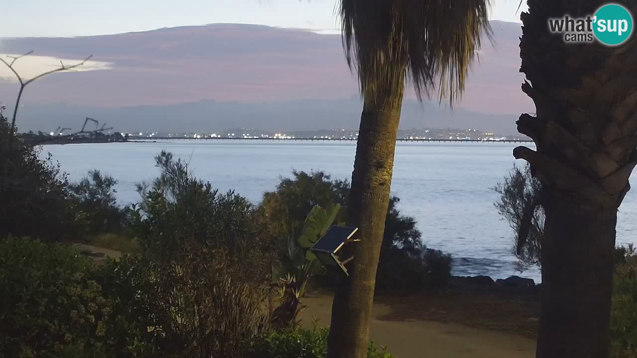 Live webcam Capoterra – Spiaggia della Maddalena – Sardegna – Italia