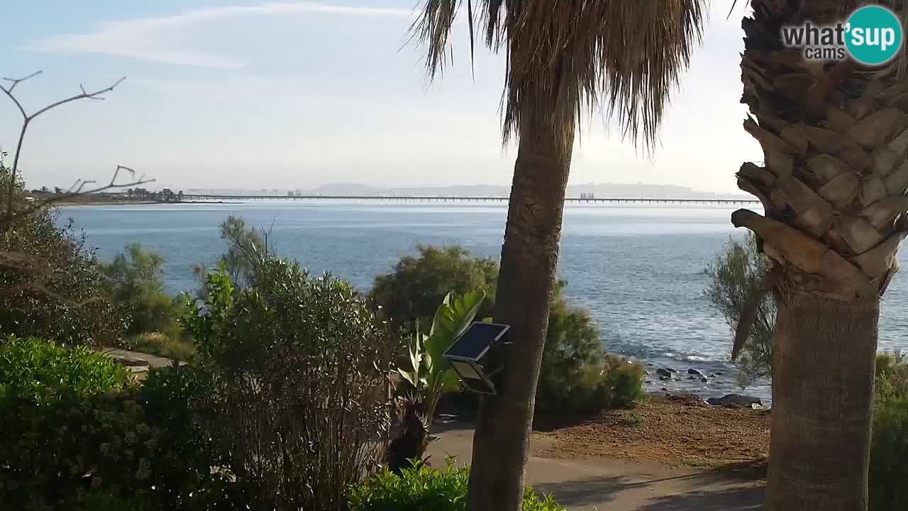 Webcam en vivo Capoterra – Playa La Maddalena – Cerdeña – Italia
