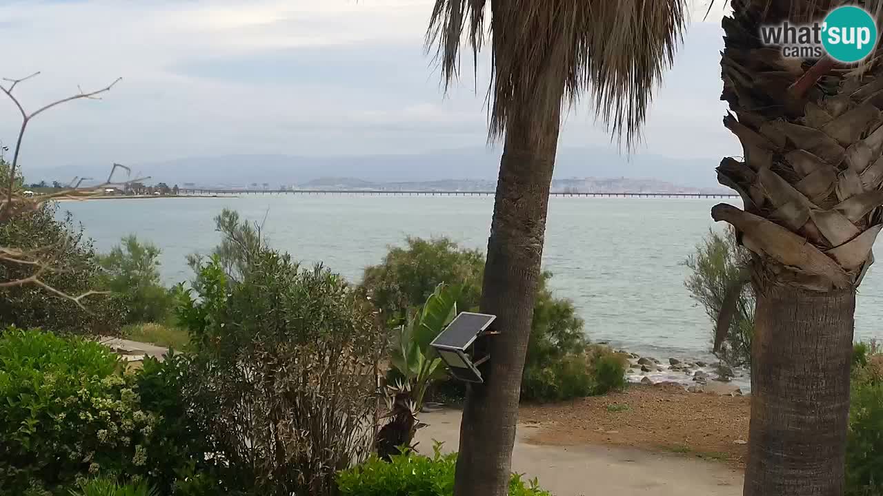 Webcam en direct Capoterra – Plage de La Maddalena – Sardaigne – Italie