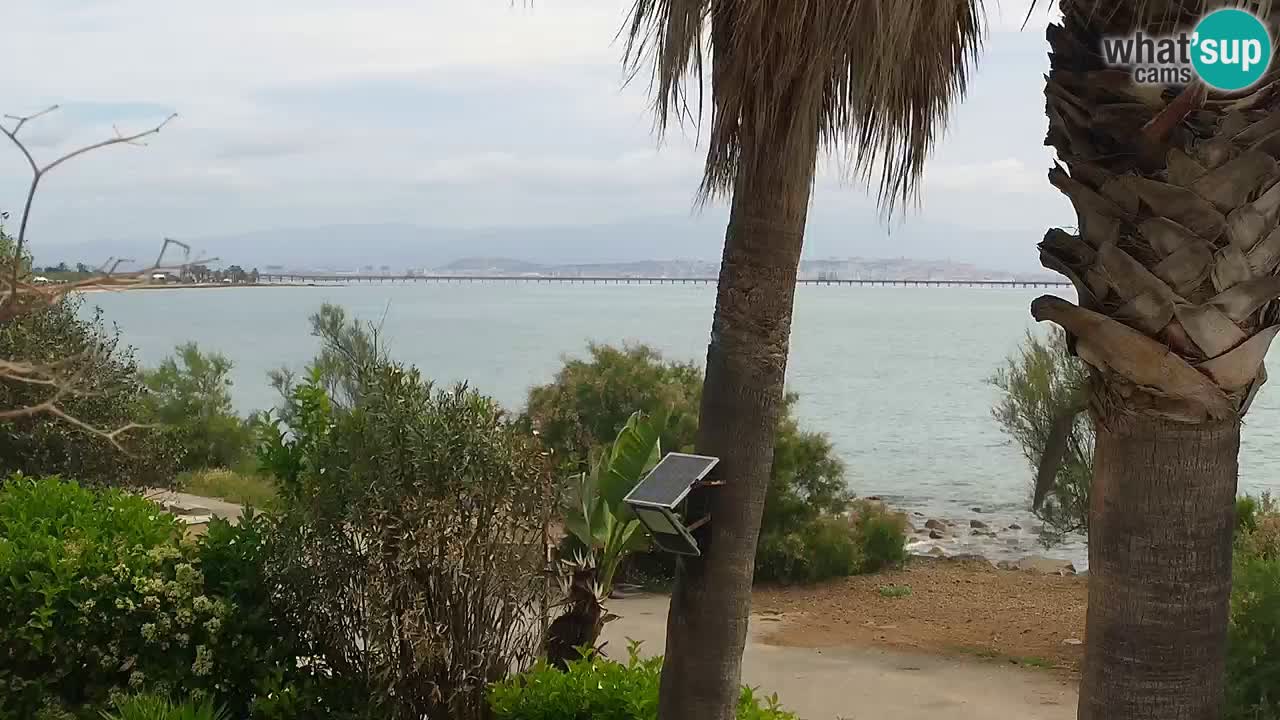 Live webcam Capoterra – La Maddalena beach – Sardinia – Italy