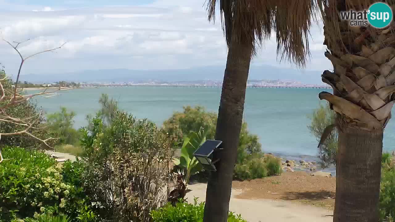 Spletna kamera v živo Capoterra – plaža La Maddalena – Sardinija – Italija
