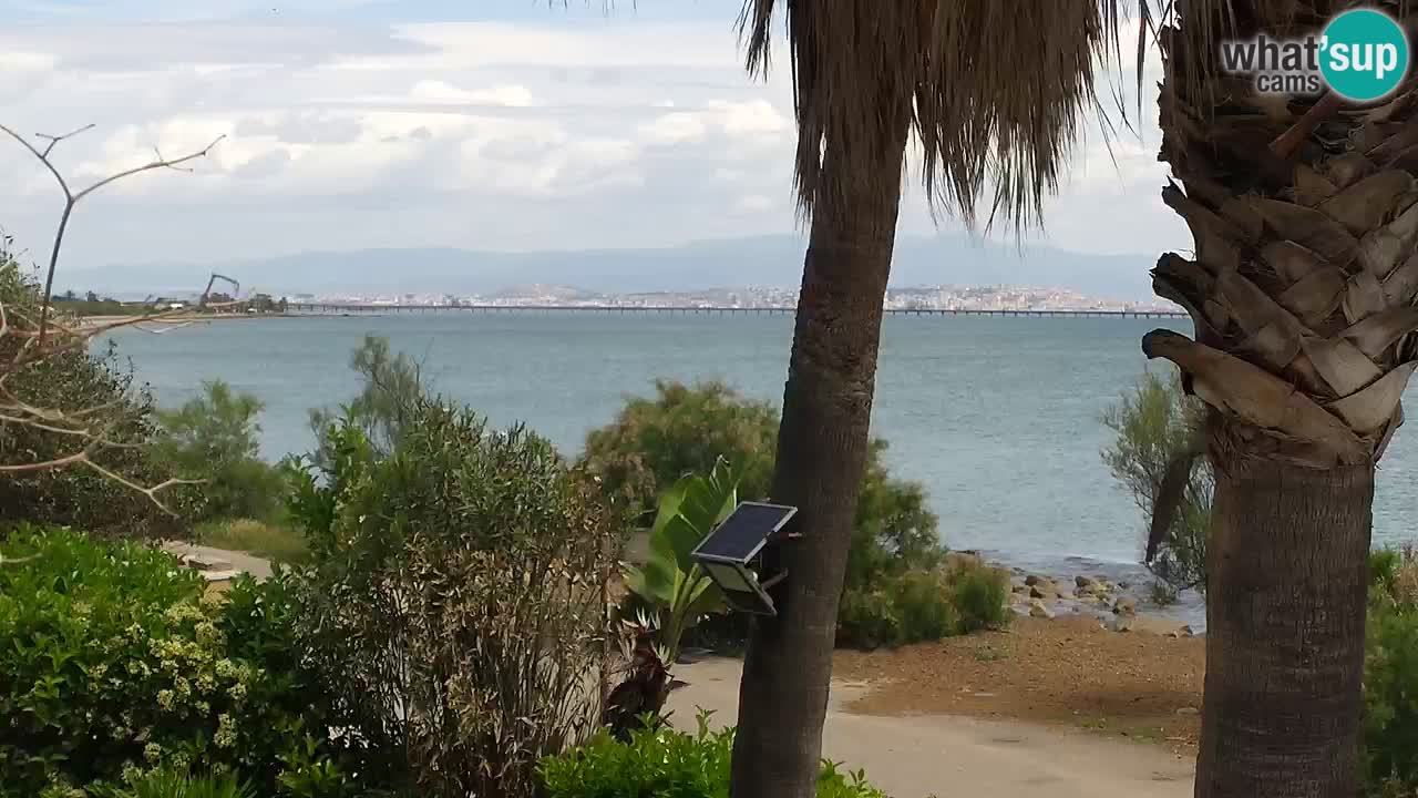 Spletna kamera v živo Capoterra – plaža La Maddalena – Sardinija – Italija