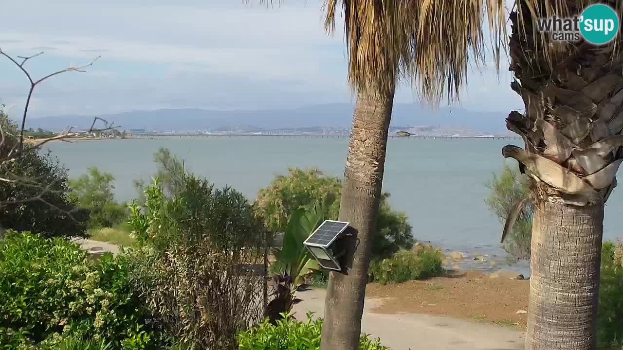 Live webcam Capoterra – La Maddalena beach – Sardinia – Italy